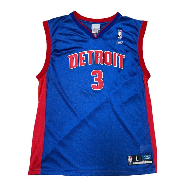 Reebok Other - Reebok Detroit Pistons Ben Wallace 3 Basketball Jersey Men's L NBA Swingman